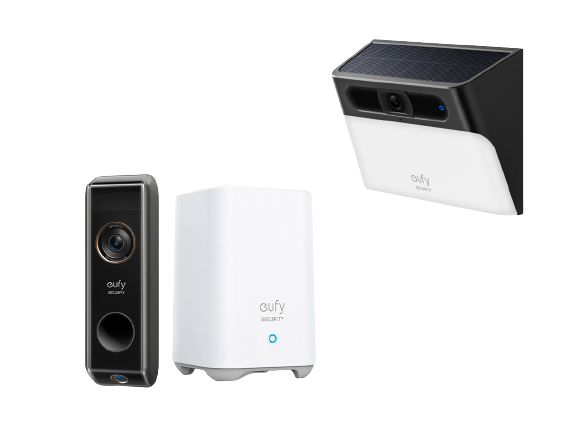 Video Doorbell S330 + Solar Wall Light Cam S120