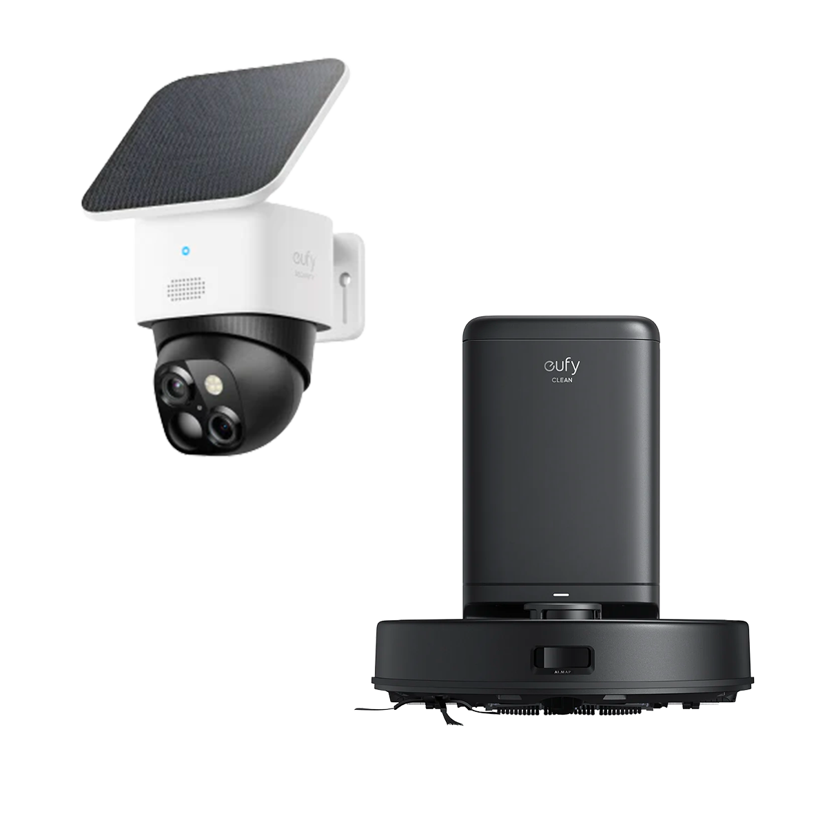 SoloCam S340 + eufy Clean X8 Pro with Self-Empty Station