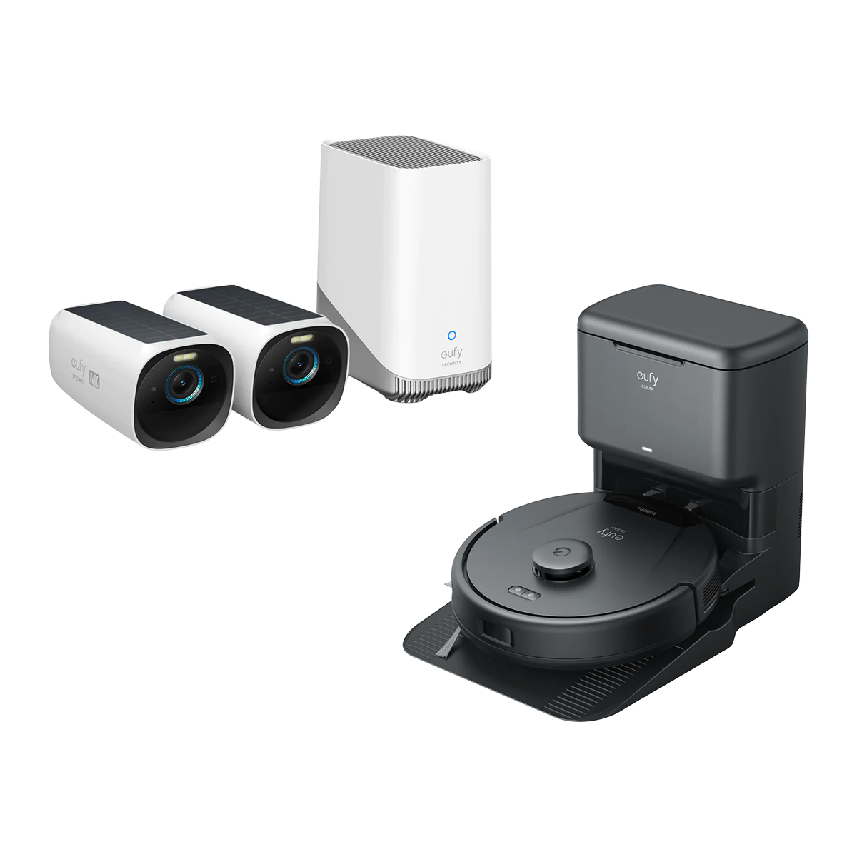 eufyCam S330 (eufyCam 3) + eufy Clean L60 with Self-Empty Station