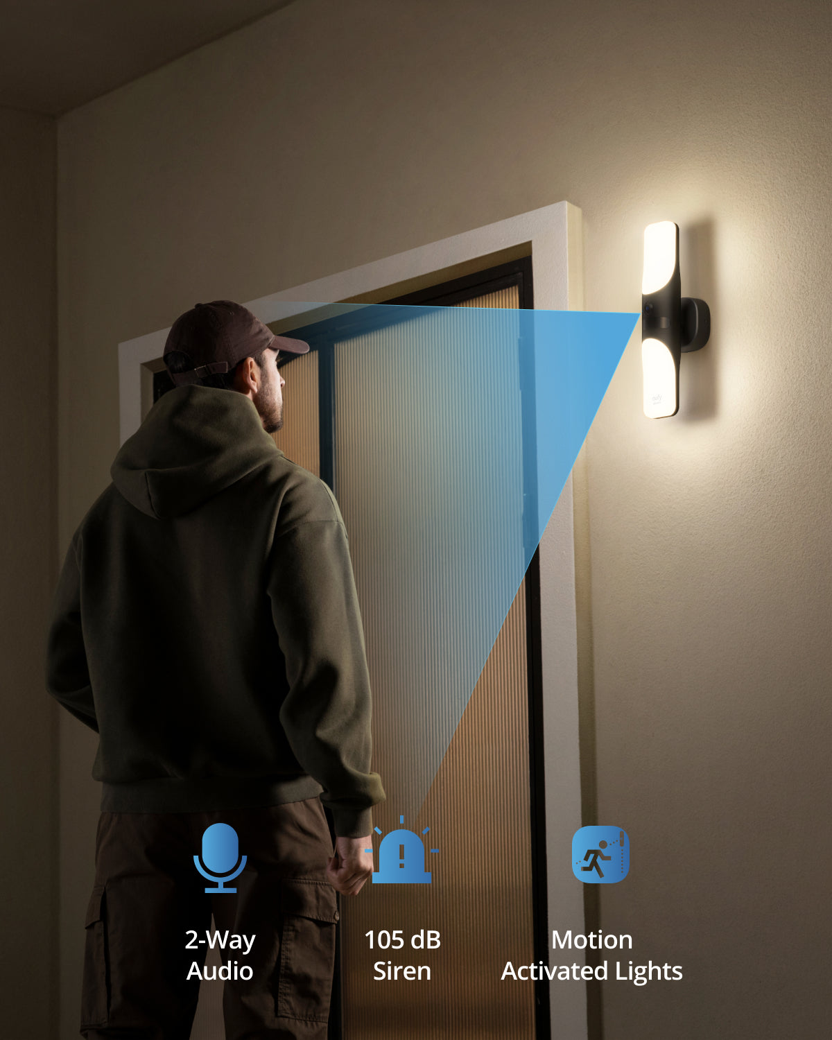 Wired Wall Light Cam S100
