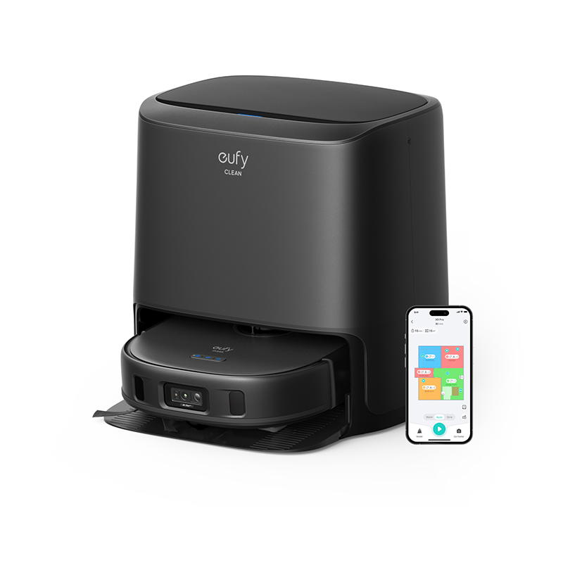 eufyCam S300 (eufyCam 3C) + eufy Clean X8 Pro with Self-Empty Station