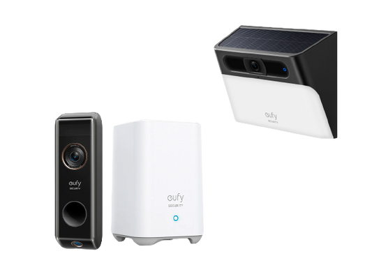 Video Doorbell S330 + Solar Wall Light Cam S120