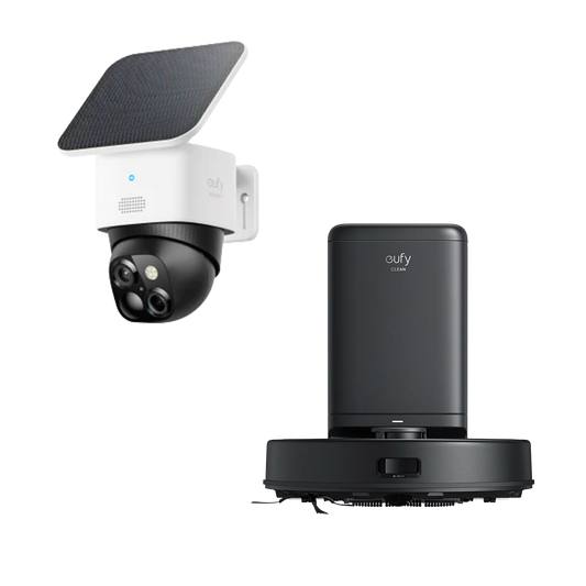 SoloCam S340 + eufy Clean X8 Pro with Self-Empty Station