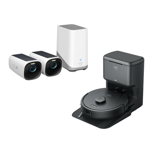 eufyCam S330 (eufyCam 3) + eufy Clean L60 with Self-Empty Station