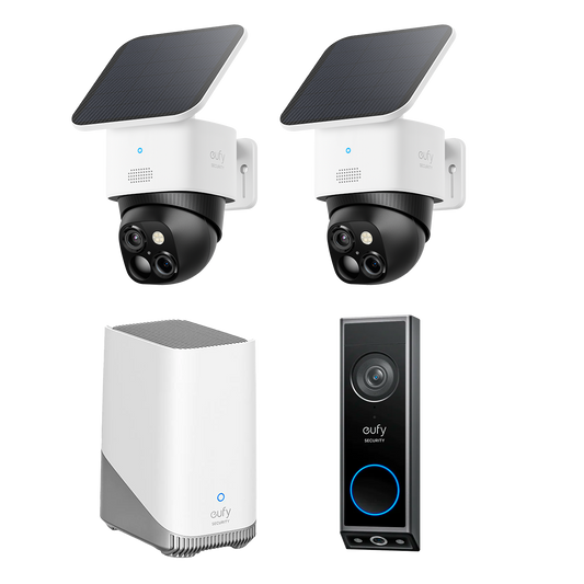 SoloCam S340 (2 pack) + Video Doorbell E340 + HomeBase S380